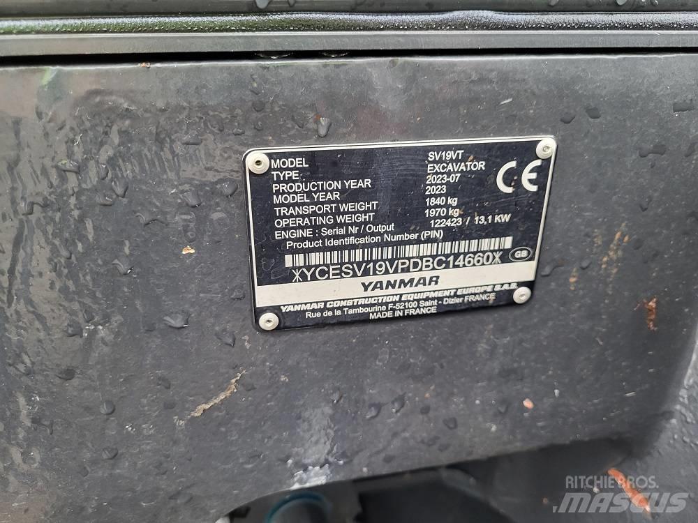 Yanmar SV 19 VT Mini excavadoras < 7t