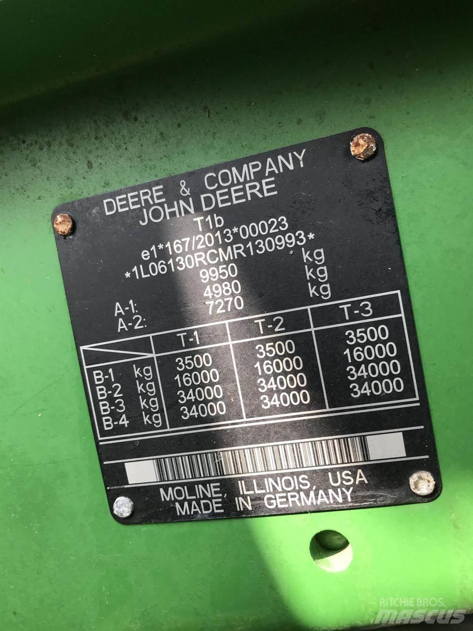 John Deere 6130R Tractores
