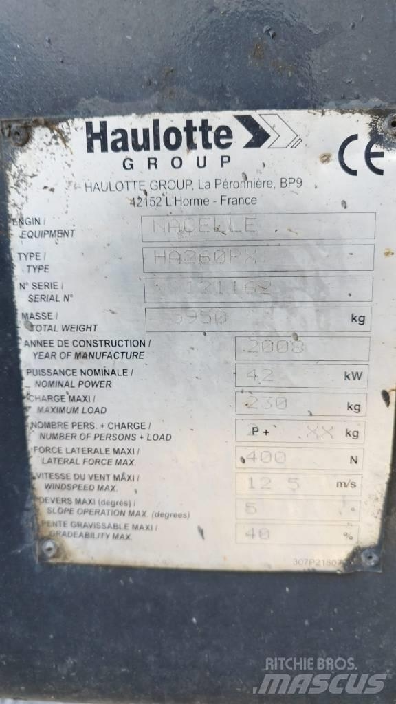 Haulotte HA 260 PX Plataforma de trabajo articulada
