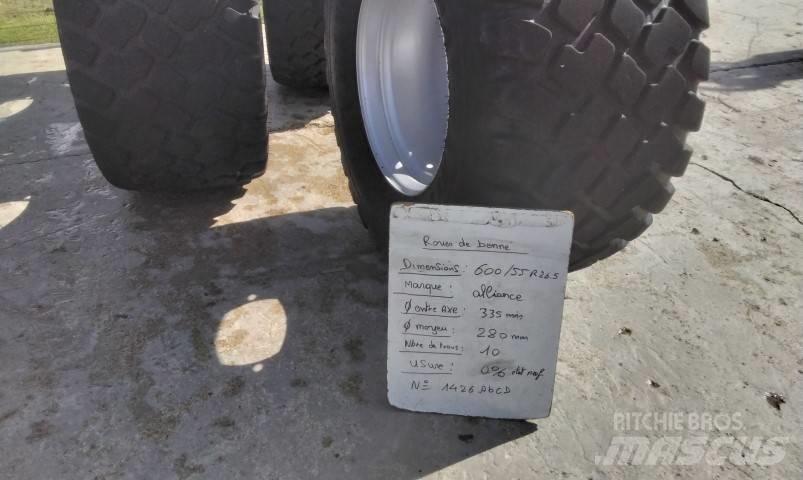 Alliance 600/55R26.5 Neumáticos, ruedas y llantas
