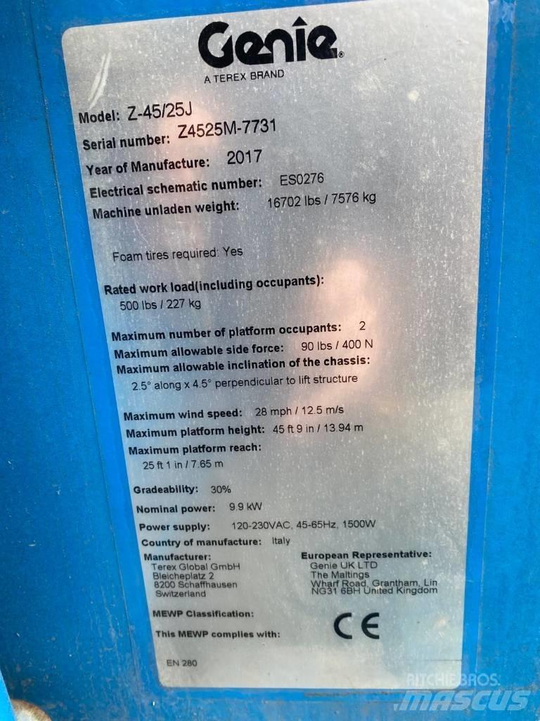 Genie Z 45/25 J Plataforma de trabajo articulada