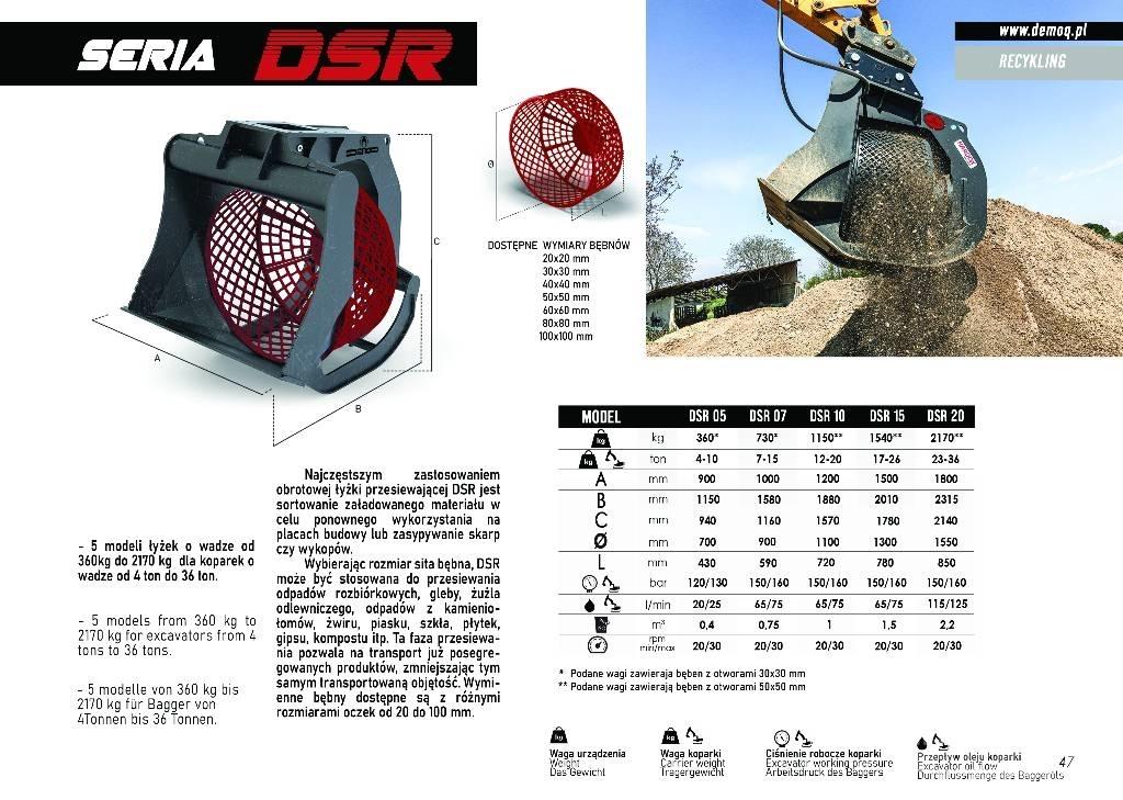  DEMOQ DSR20 Cucharas separadoras