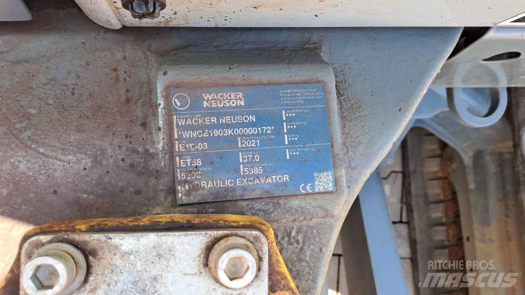 Wacker Neuson ET58 Excavadoras de cadenas