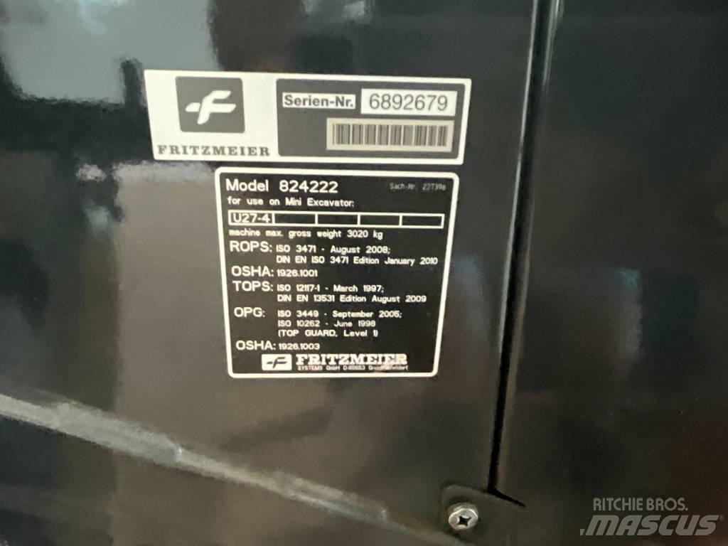 Kubota U 27-4 Cabinas e interior