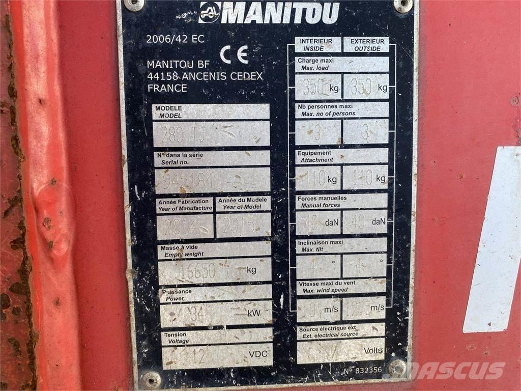 Manitou 280TJ Plataforma de trabajo articulada