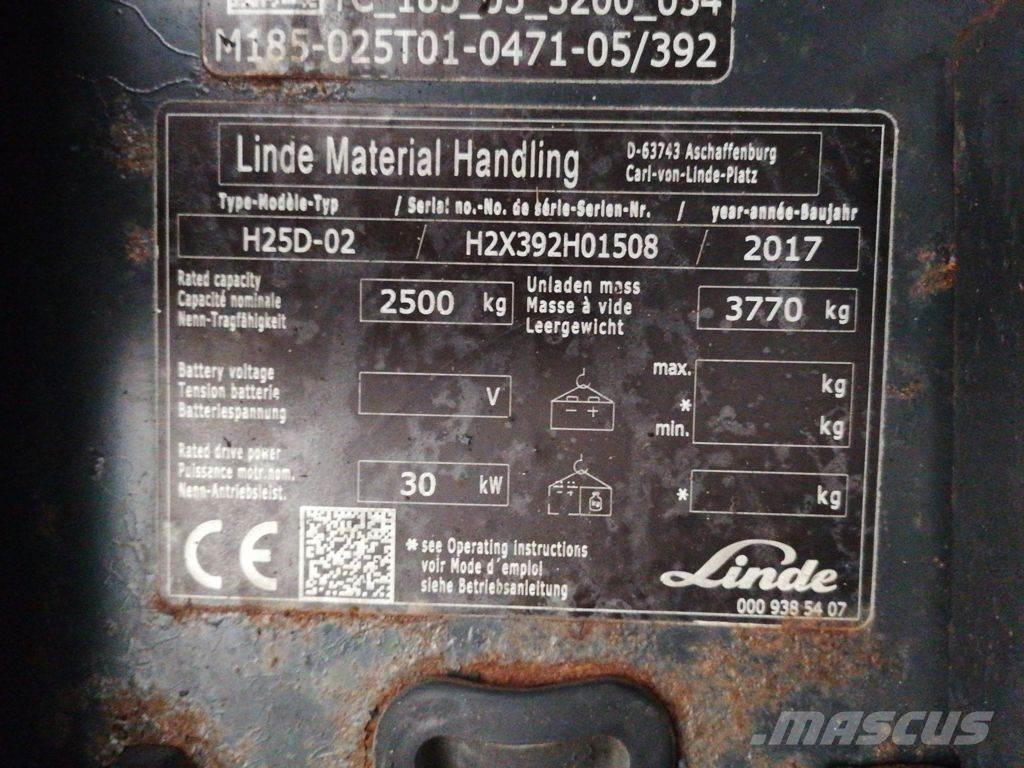 Linde H25D-02 Carretillas diesel