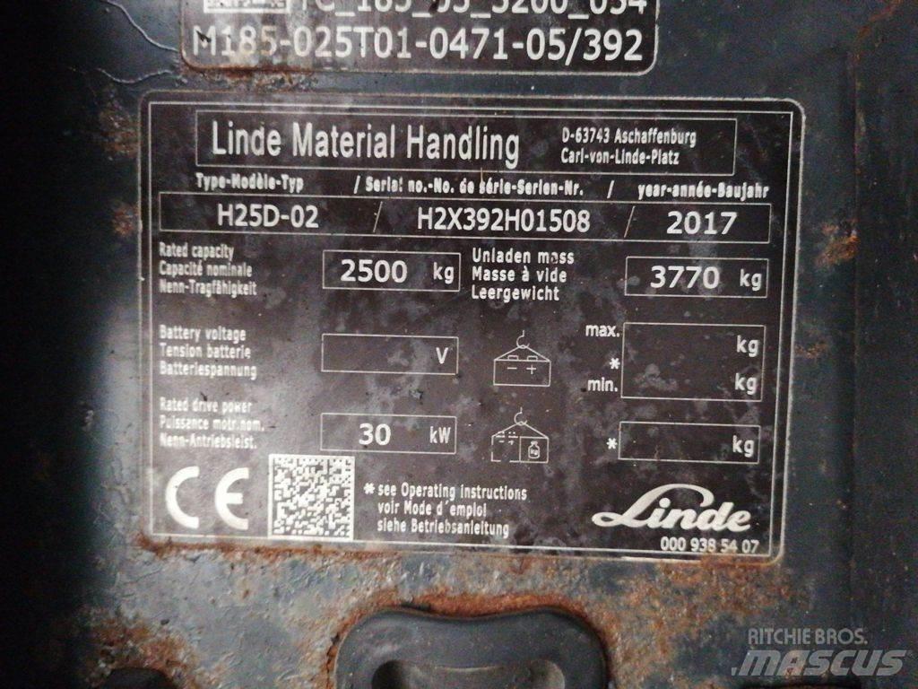 Linde H25D-02 Carretillas diesel