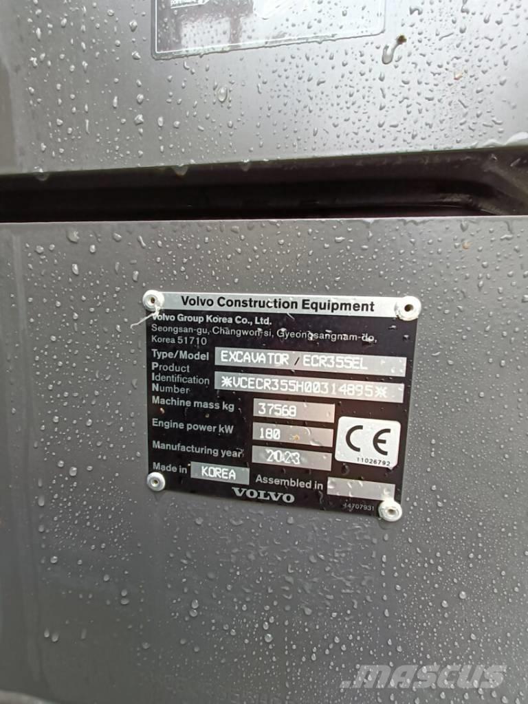 Volvo ECR 355 EL Excavadoras de cadenas