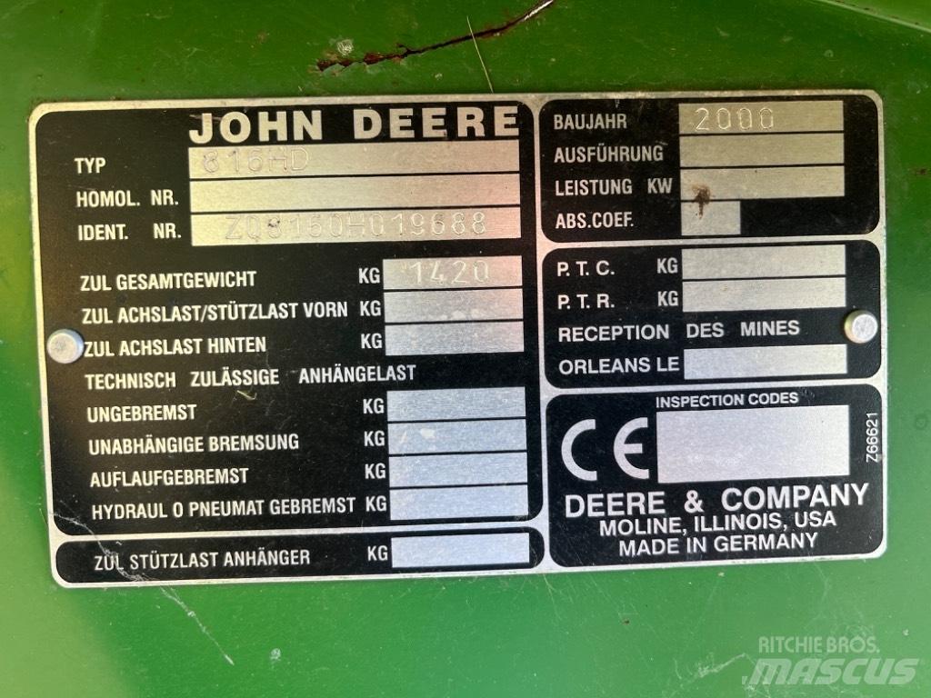 John Deere 2256 Cosechadoras combinadas