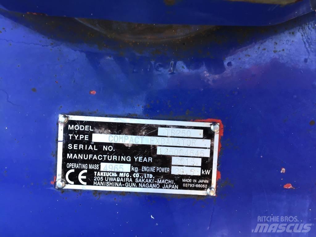 Takeuchi TB 250 Mini excavadoras < 7t