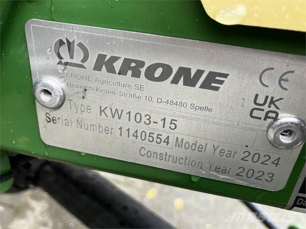 Krone Vendro 1020 Rastrillos y henificadores