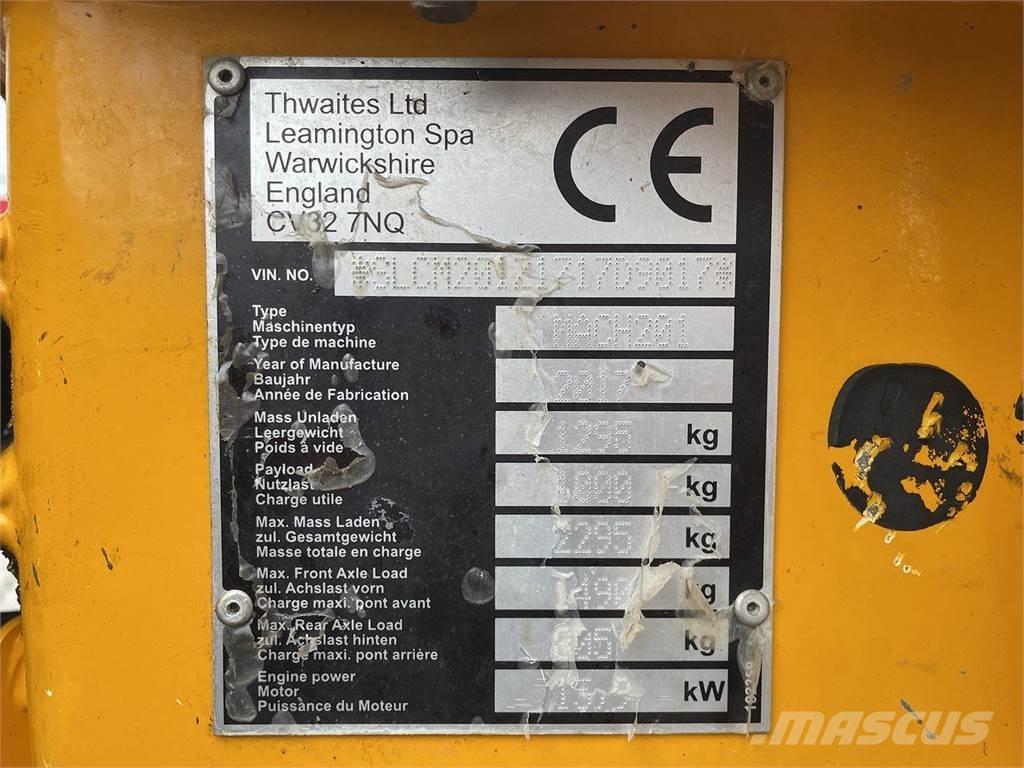 Thwaites 1 ton Dúmpers de obra