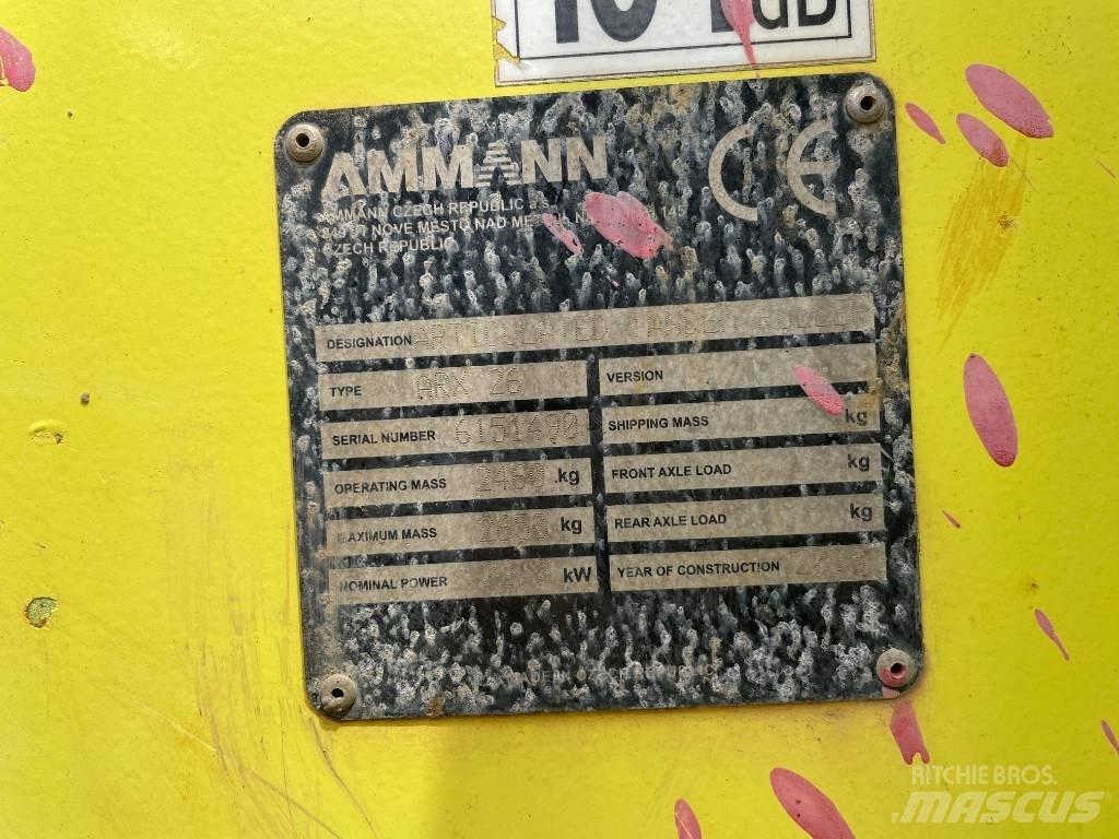 Ammann ARX 26 Rodillos de doble tambor