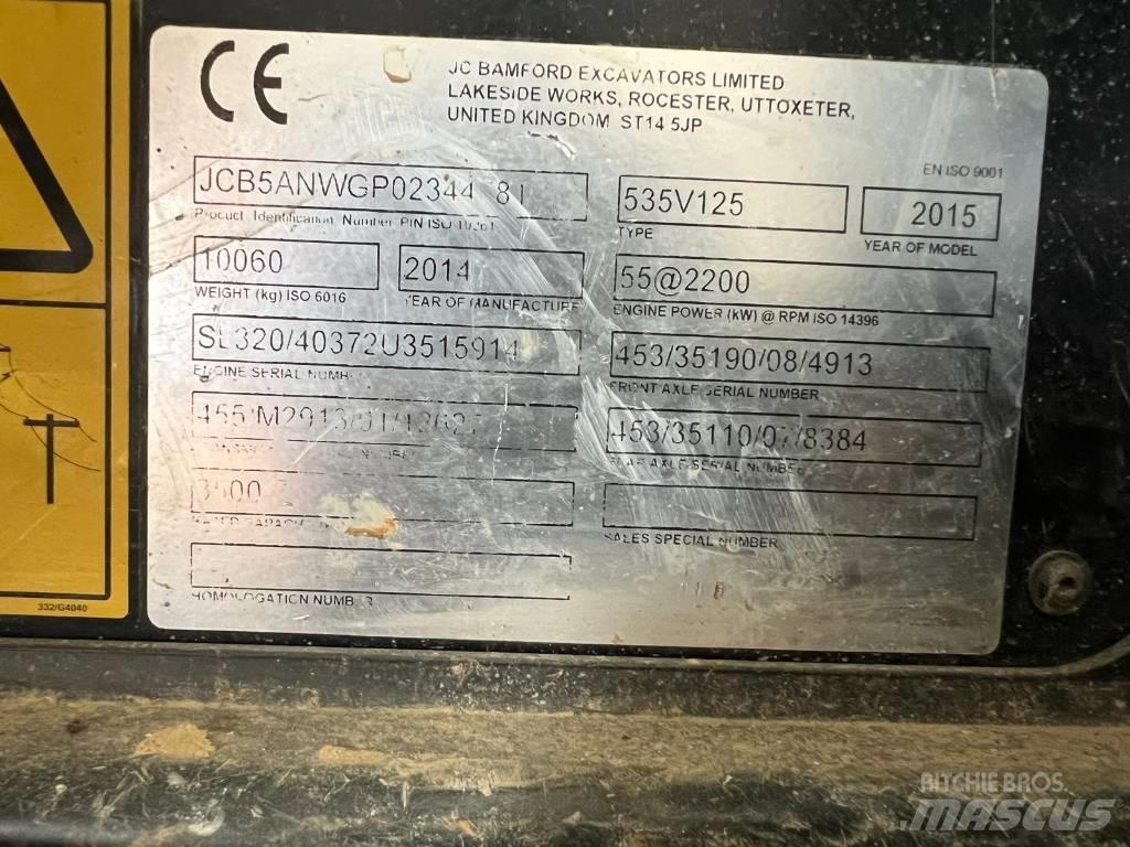 JCB 535-125 Carretillas telescópicas