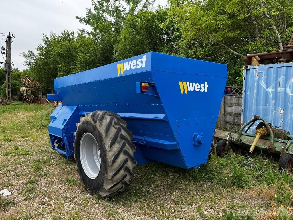 West 1600 Dual Remolques esparcidores de estiércol