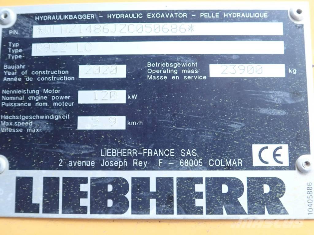 Liebherr R 922 LC Excavadoras de cadenas