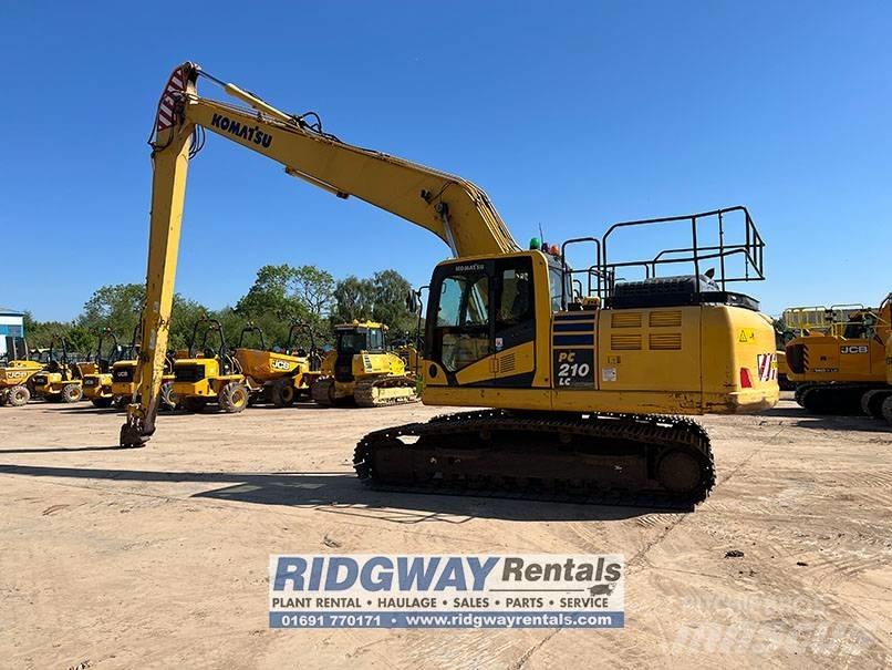 Komatsu PC 210 LC Excavadoras de largo alcance