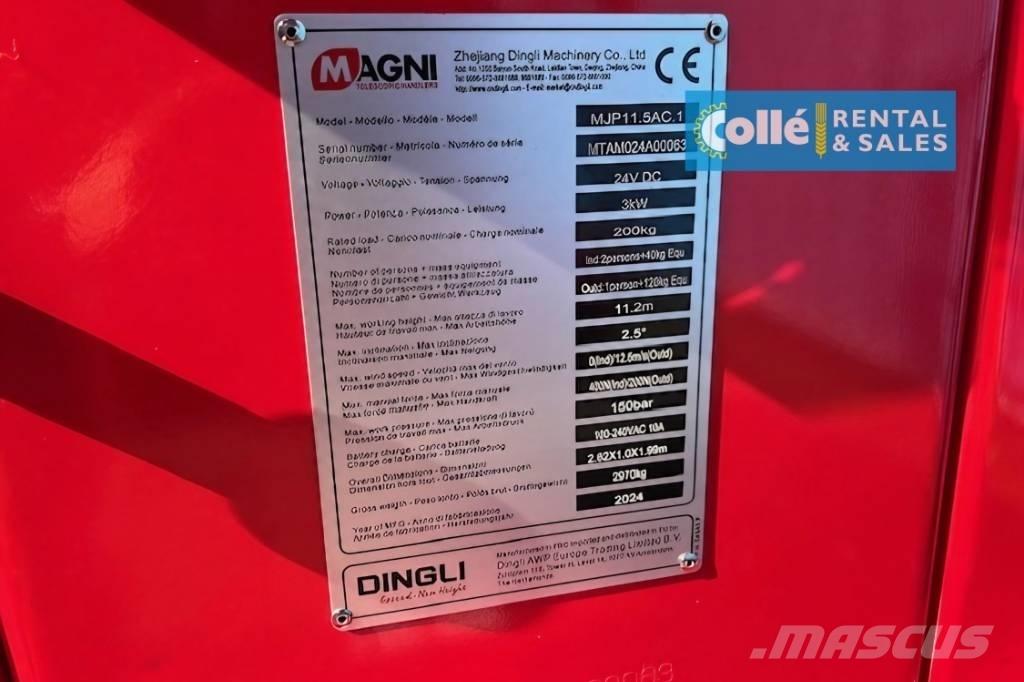 Magni MJP 11.5 | 2024 Plataforma de trabajo articulada