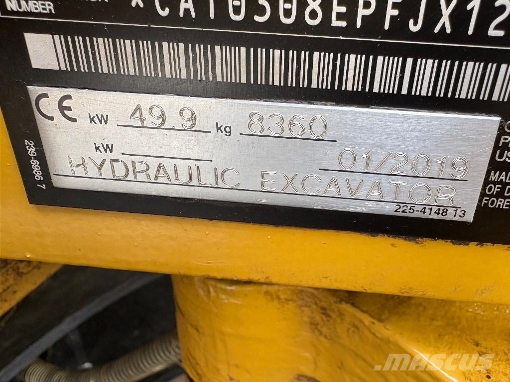 CAT 308 E 2 CR Excavadoras 7t - 12t