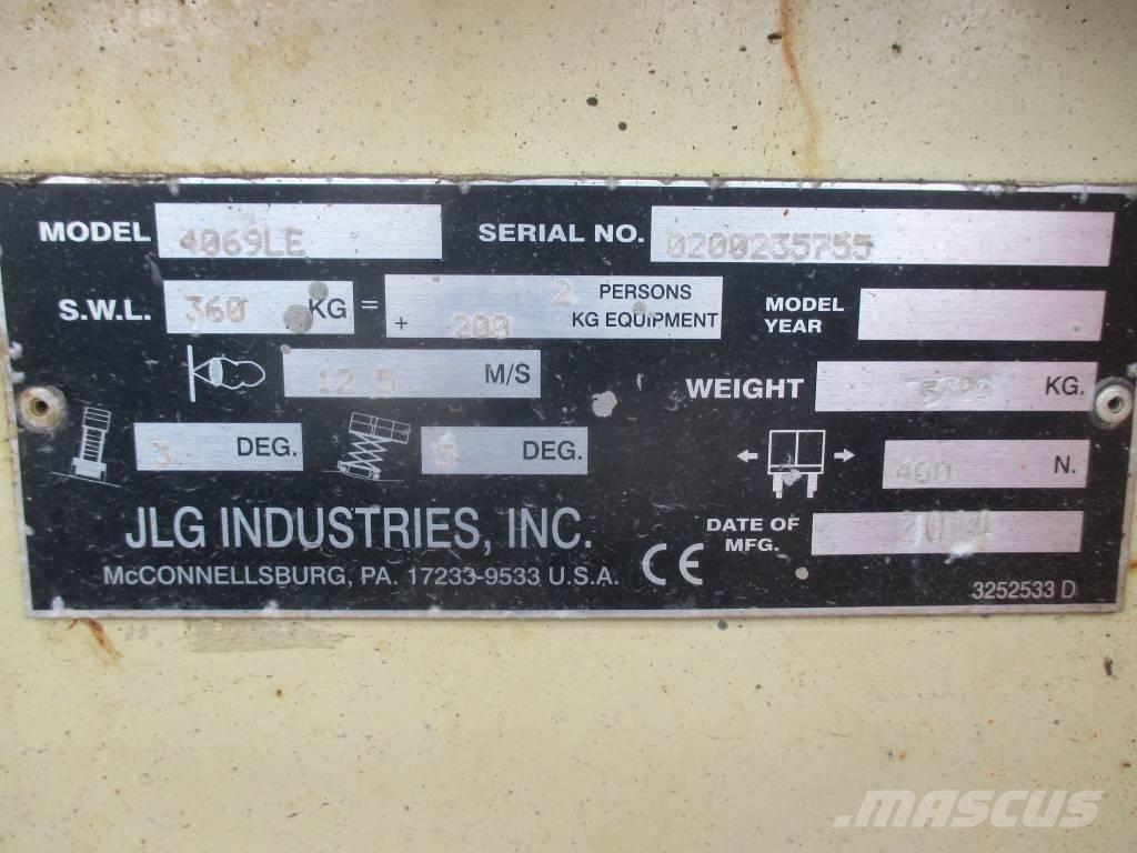 JLG 4069 LE Plataformas tijera