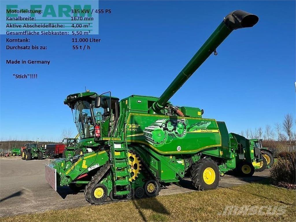 John Deere t670 Cosechadoras combinadas