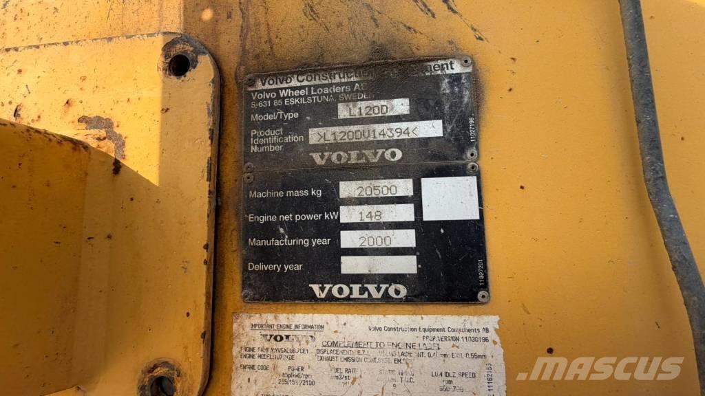 Volvo L 120 D Cargadoras sobre ruedas