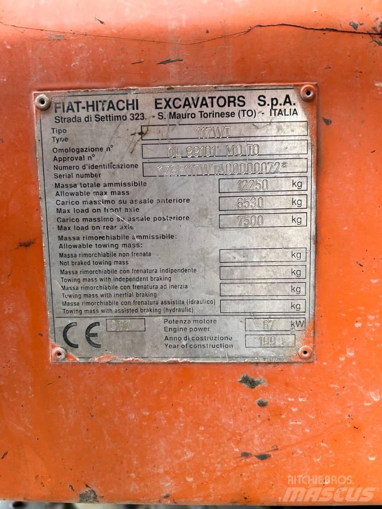 Fiat-Hitachi fh 120 Excavadoras de ruedas