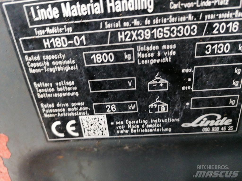 Linde H18D-02 Carretillas diesel