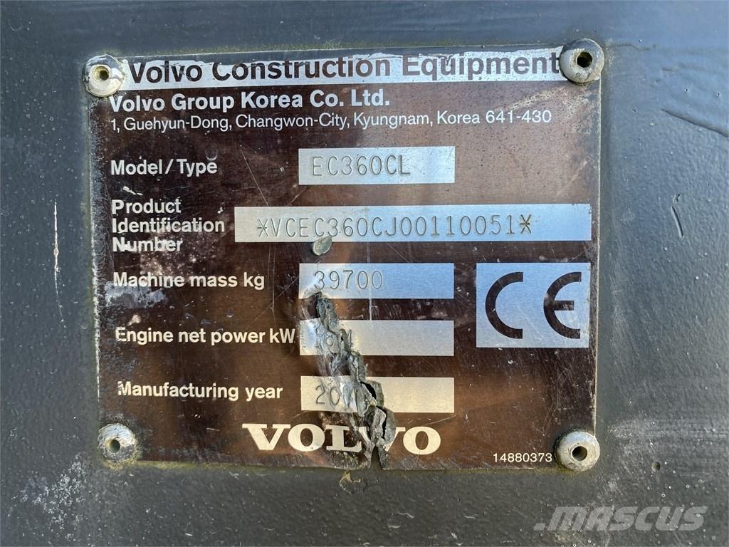 Volvo EC 360 C Excavadoras de cadenas