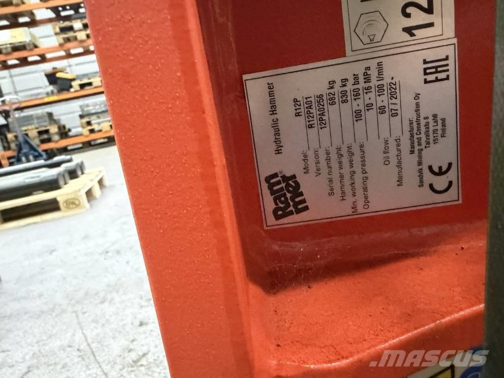 Rammer R12P Martillos hidráulicos