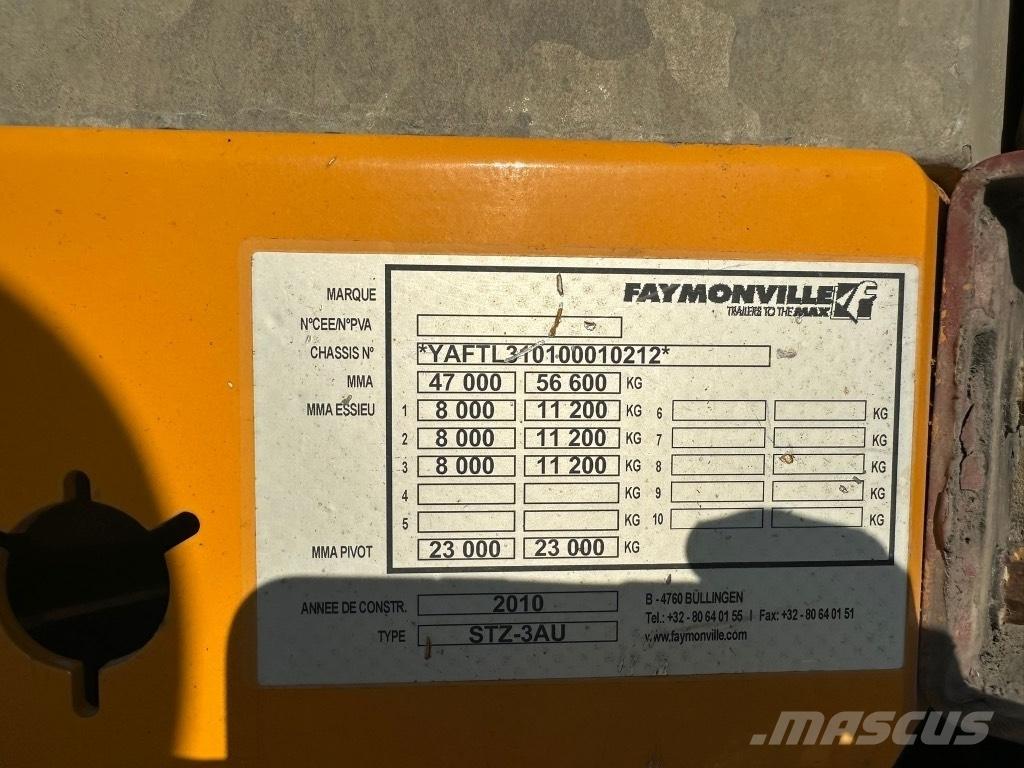Faymonville STZ-3AU Semirremolques de góndola rebajada