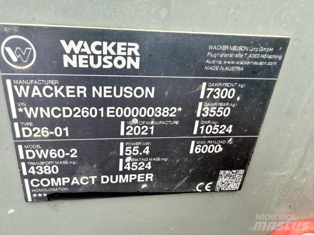 Wacker Neuson DW 60 Dúmpers de obra