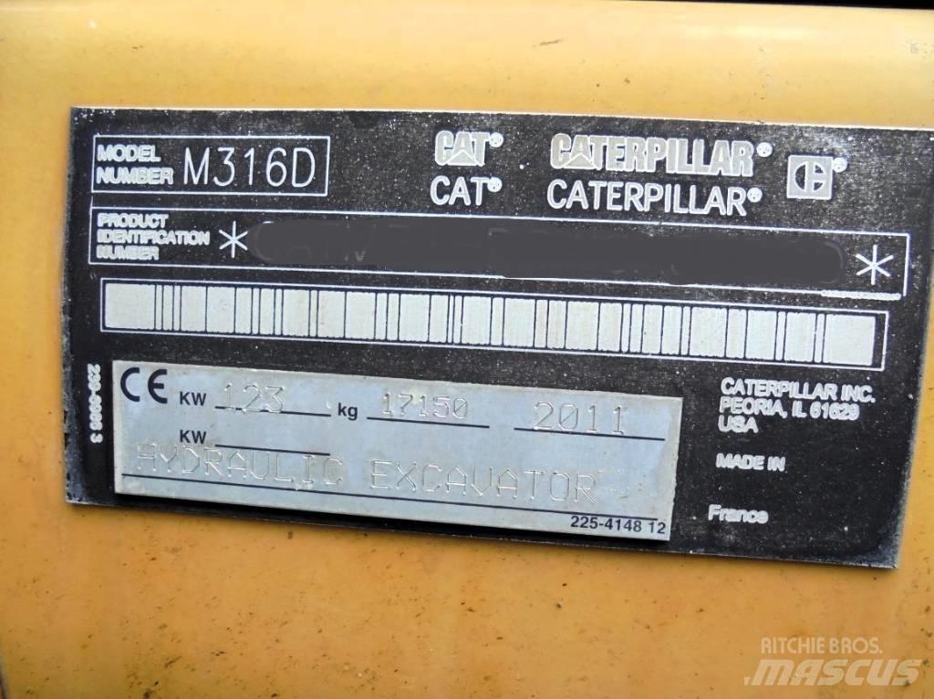 CAT M 316 D Excavadoras de ruedas