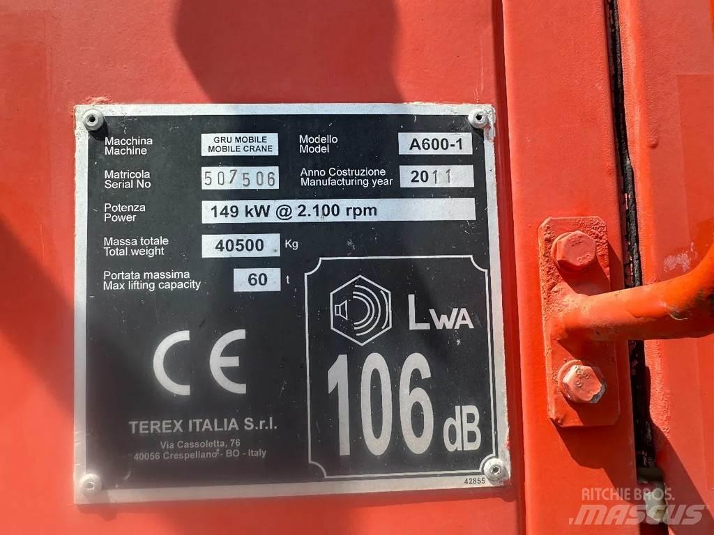 Terex A600 Grúas autopropulsadas
