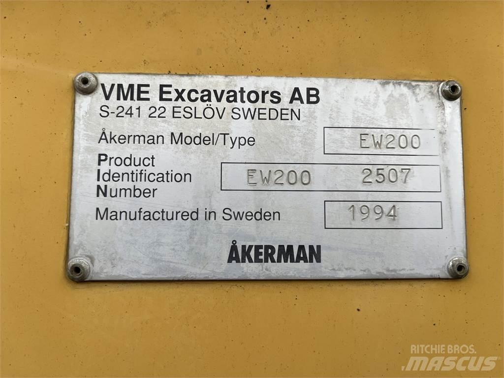 Åkerman EW200 4X4 Excavadoras de ruedas