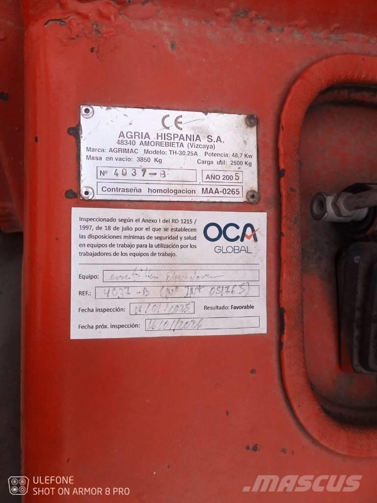 Agria TH30.25 Carretillas telescópicas