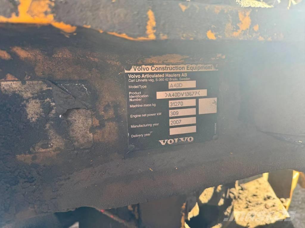 Volvo A 40 D Dúmpers articulados