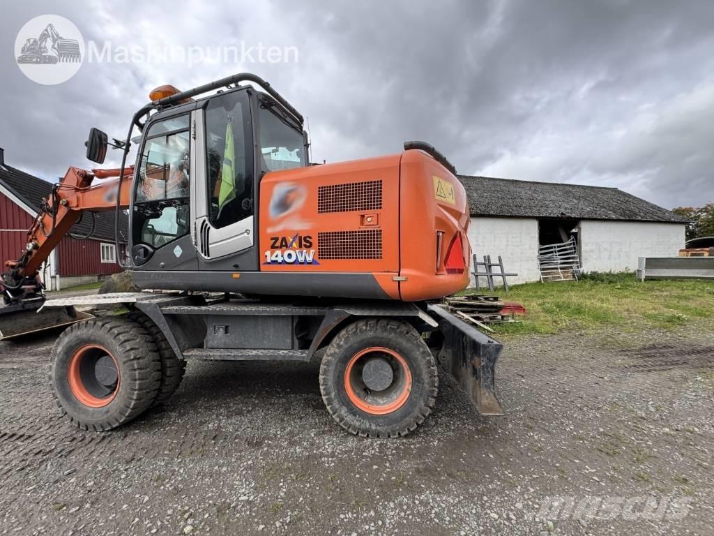 Hitachi ZX 140 W-3 Excavadoras de ruedas