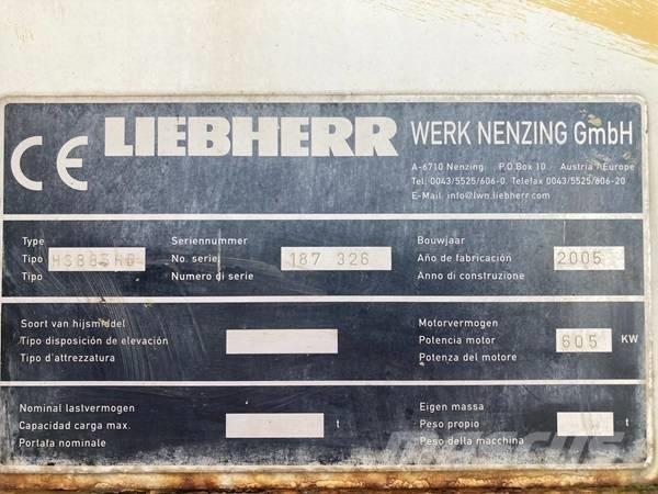 Liebherr HS 885 HD Grúas de oruga