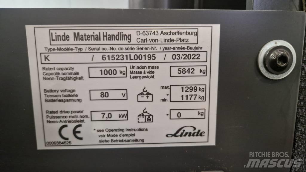 Linde K Carretillas de horquilla eléctrica