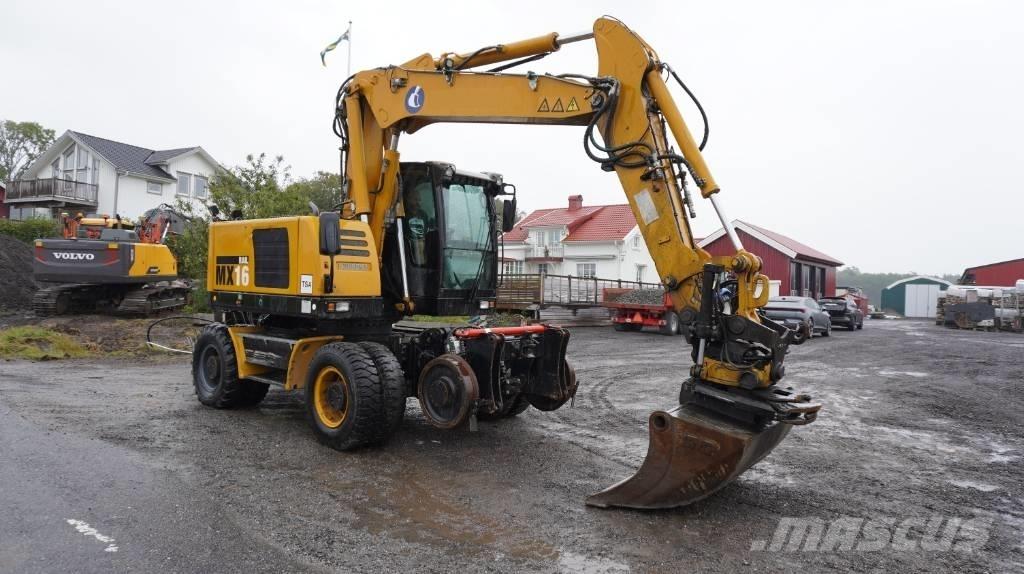 Hydrema MX 16 Rail Excavadoras de ruedas
