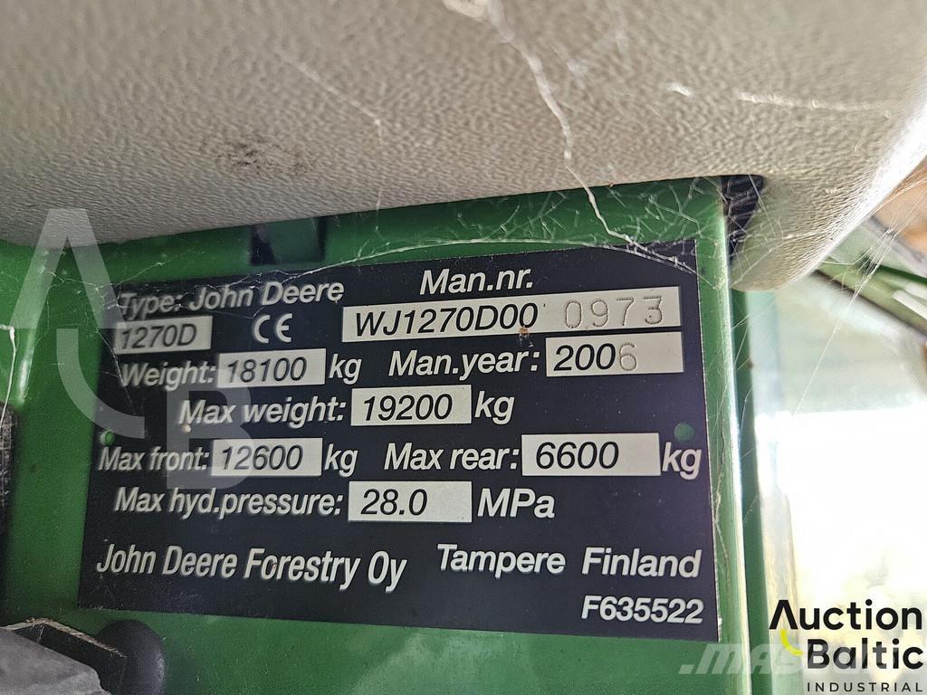 John Deere 1270 D Cosechadoras