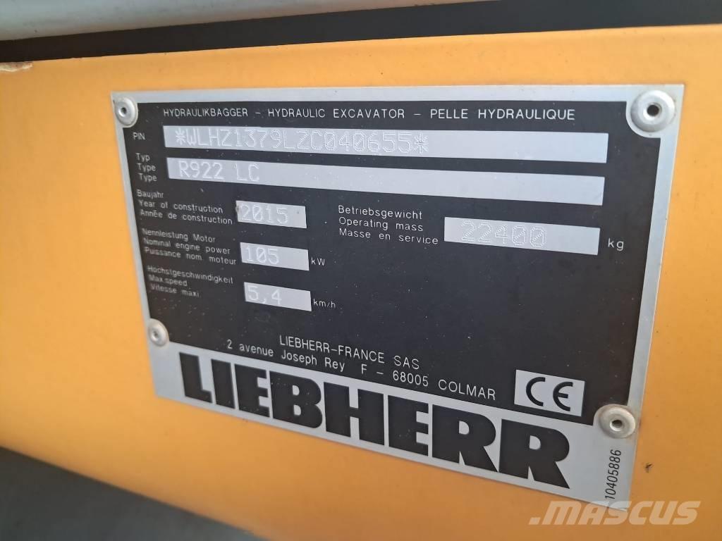 Liebherr R 922 LC Excavadoras de cadenas