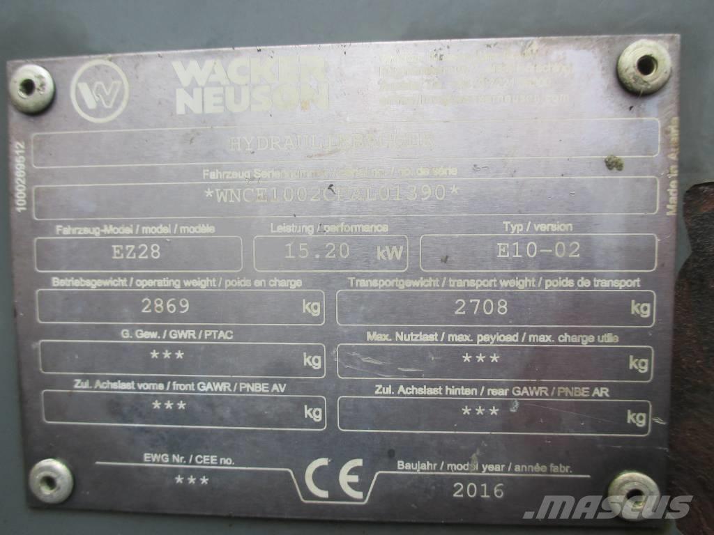 Wacker Neuson EZ 28 Mini excavadoras < 7t