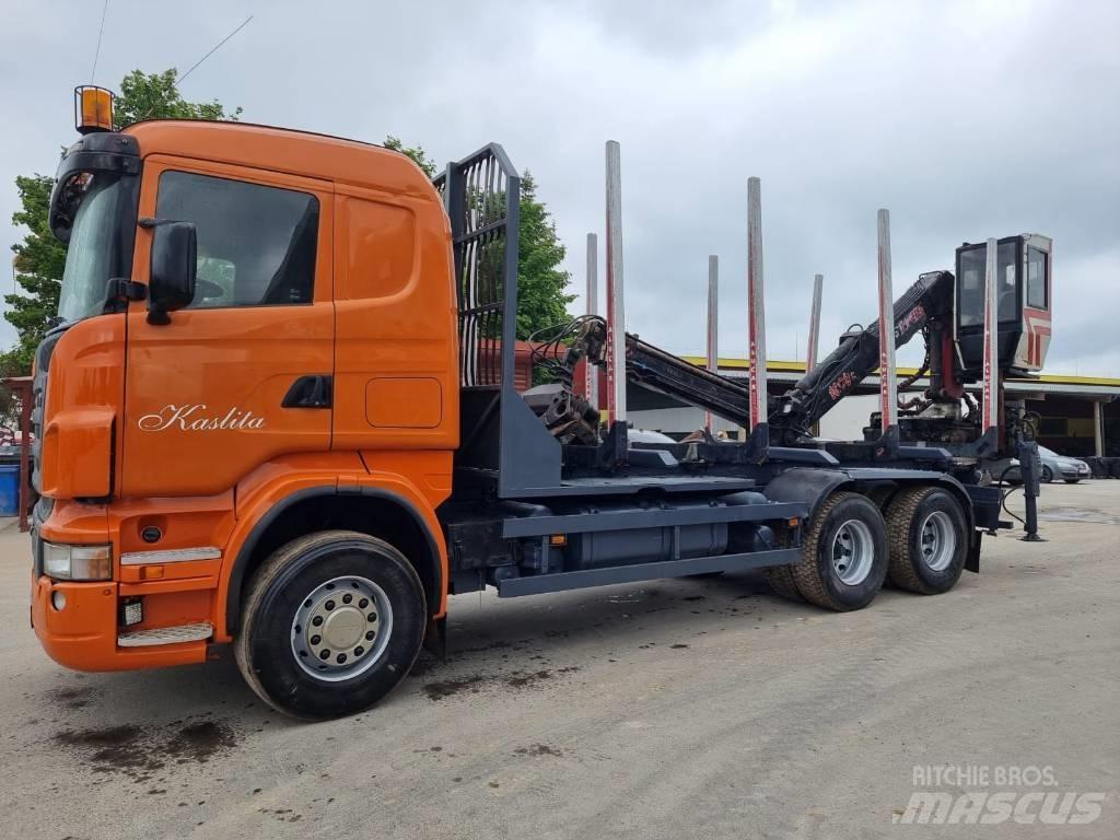 Scania R 580 Transporte de madera