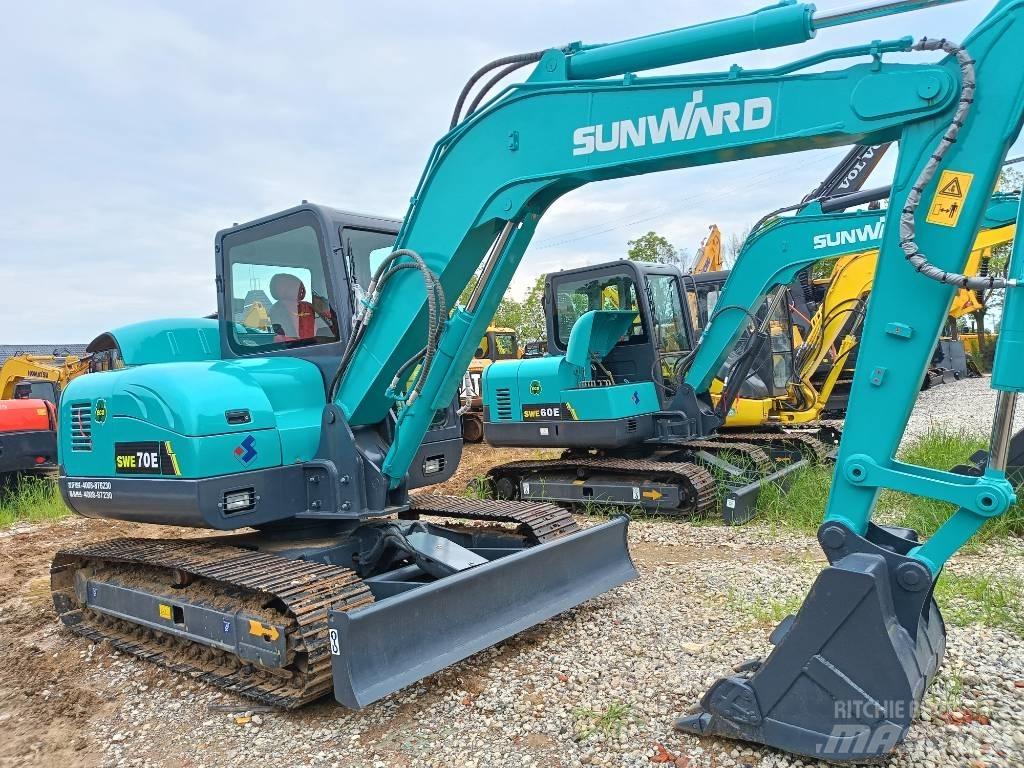 Sunward SWE 70 Excavadoras de cadenas