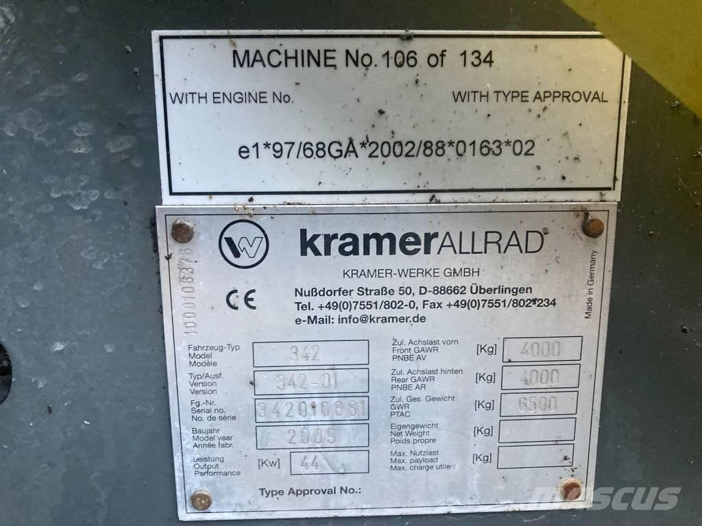 Kramer 480 Cargadoras sobre ruedas