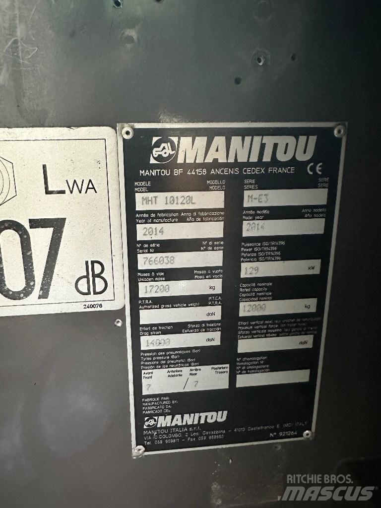 Manitou MHT 10120 L Carretillas telescópicas