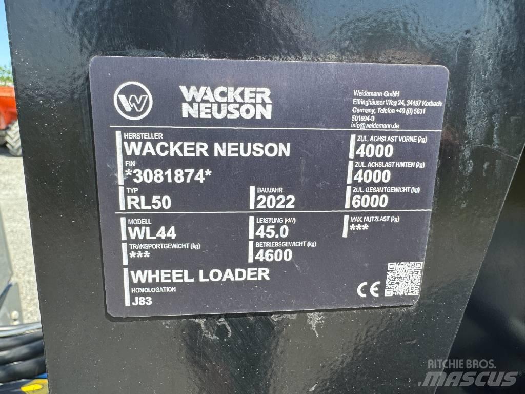 Wacker Neuson WL44 Cargadoras sobre ruedas
