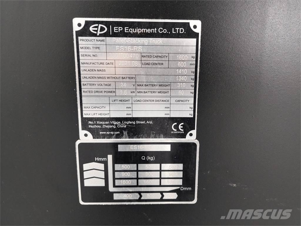  ES16 RSL Litio Transpaletas Eléctricas con plataforma